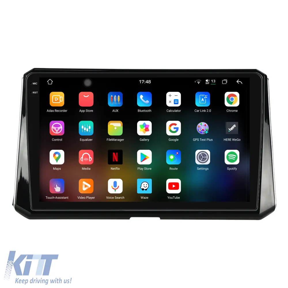 Dedicated Navigation suitable for Toyota Corolla (2013 - 2019), 2K, 12Gb RAM, 256Gb Storage, Android Auto, Carplay