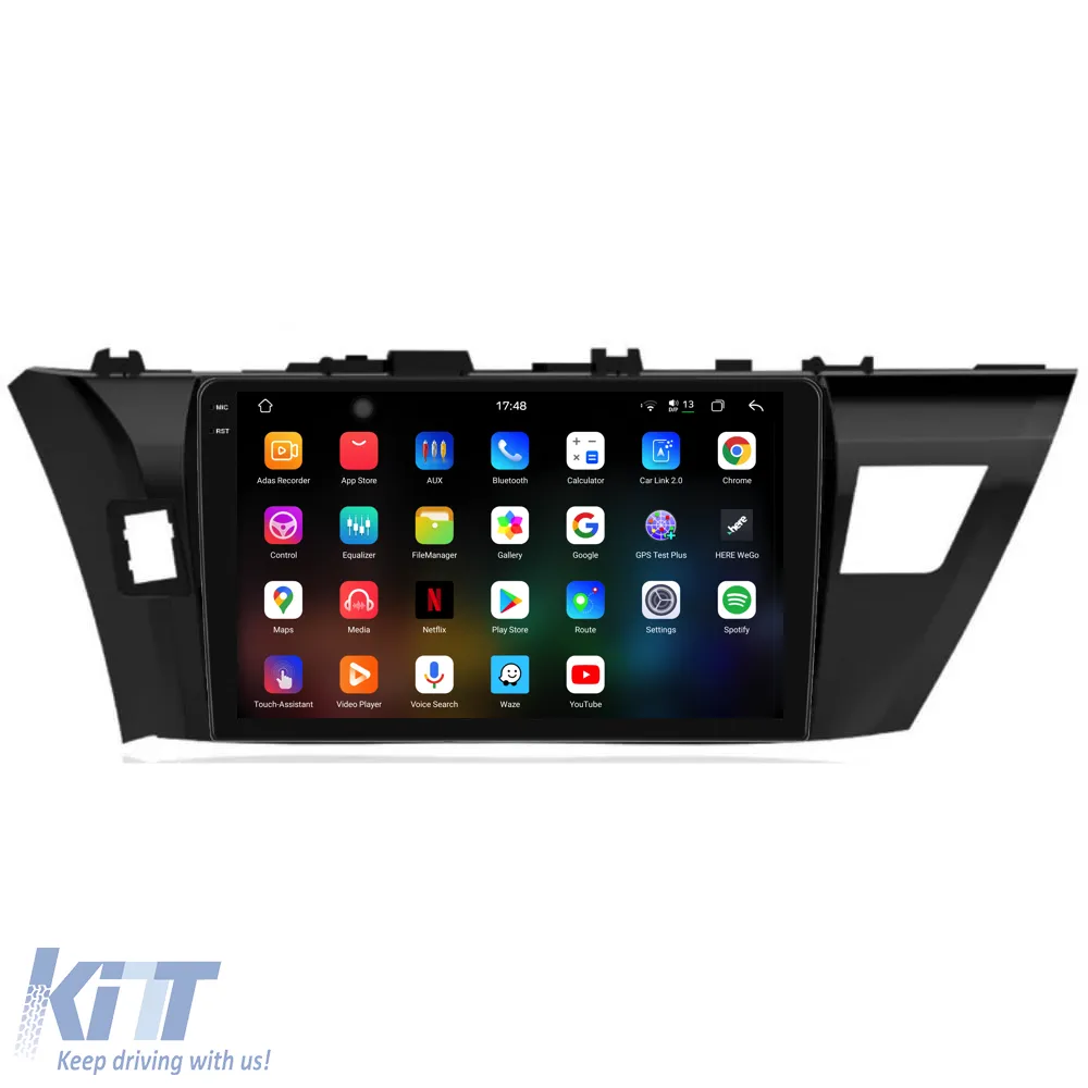 Dedicated Navigation suitable for Toyota Corolla (2013 - 2019), 2K, 12Gb RAM, 256Gb Storage, Android Auto, Carplay