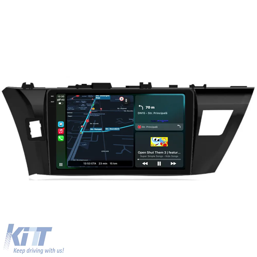 Dedicated Navigation suitable for Toyota Corolla (2013 - 2019), 2K, 12Gb RAM, 256Gb Storage, Android Auto, Carplay