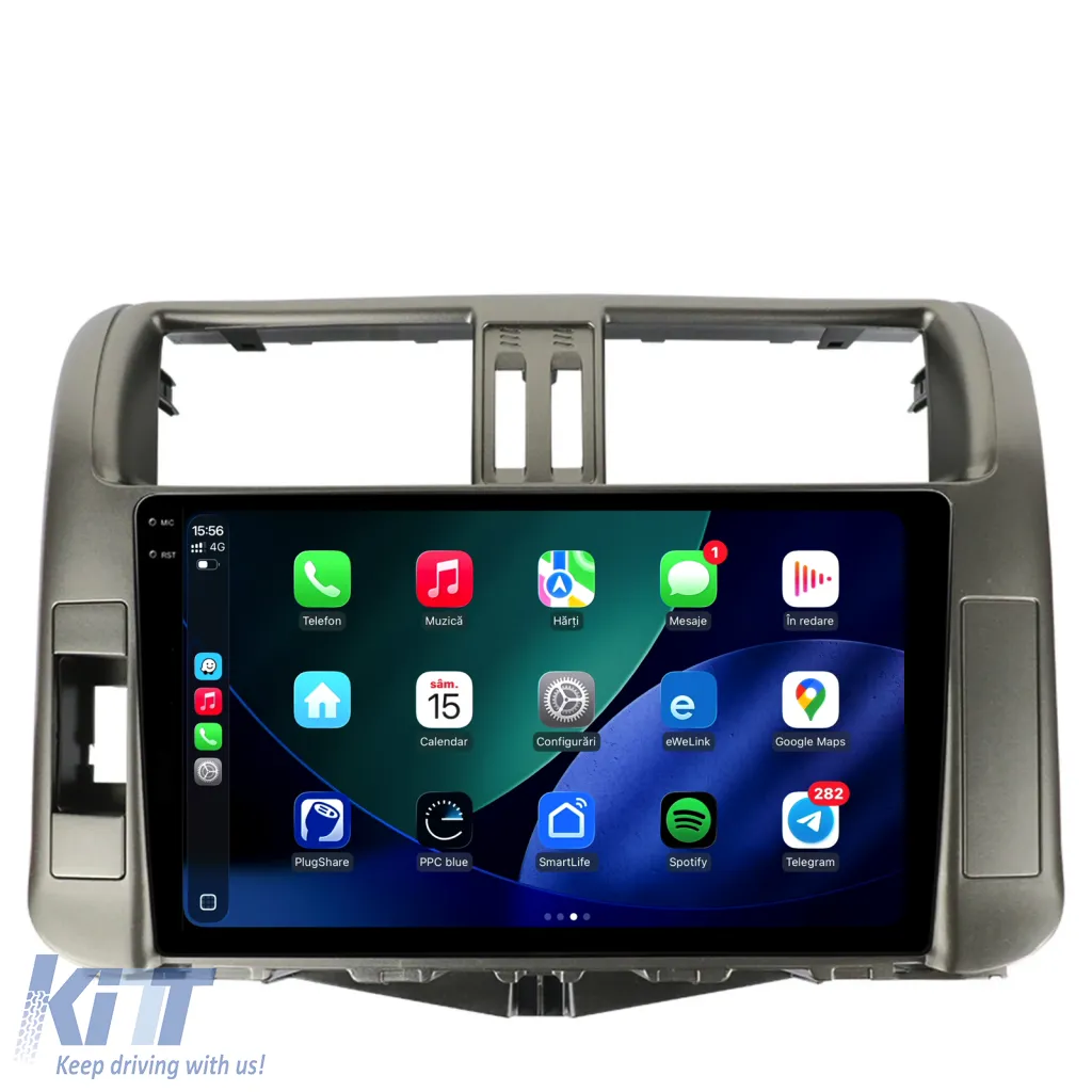 Dedicated Navigation suitable for Toyota Land Cruiser Prado J150 (2009 - 2013), 2K, 8Gb RAM, 256Gb Storage, Android Auto, Carplay