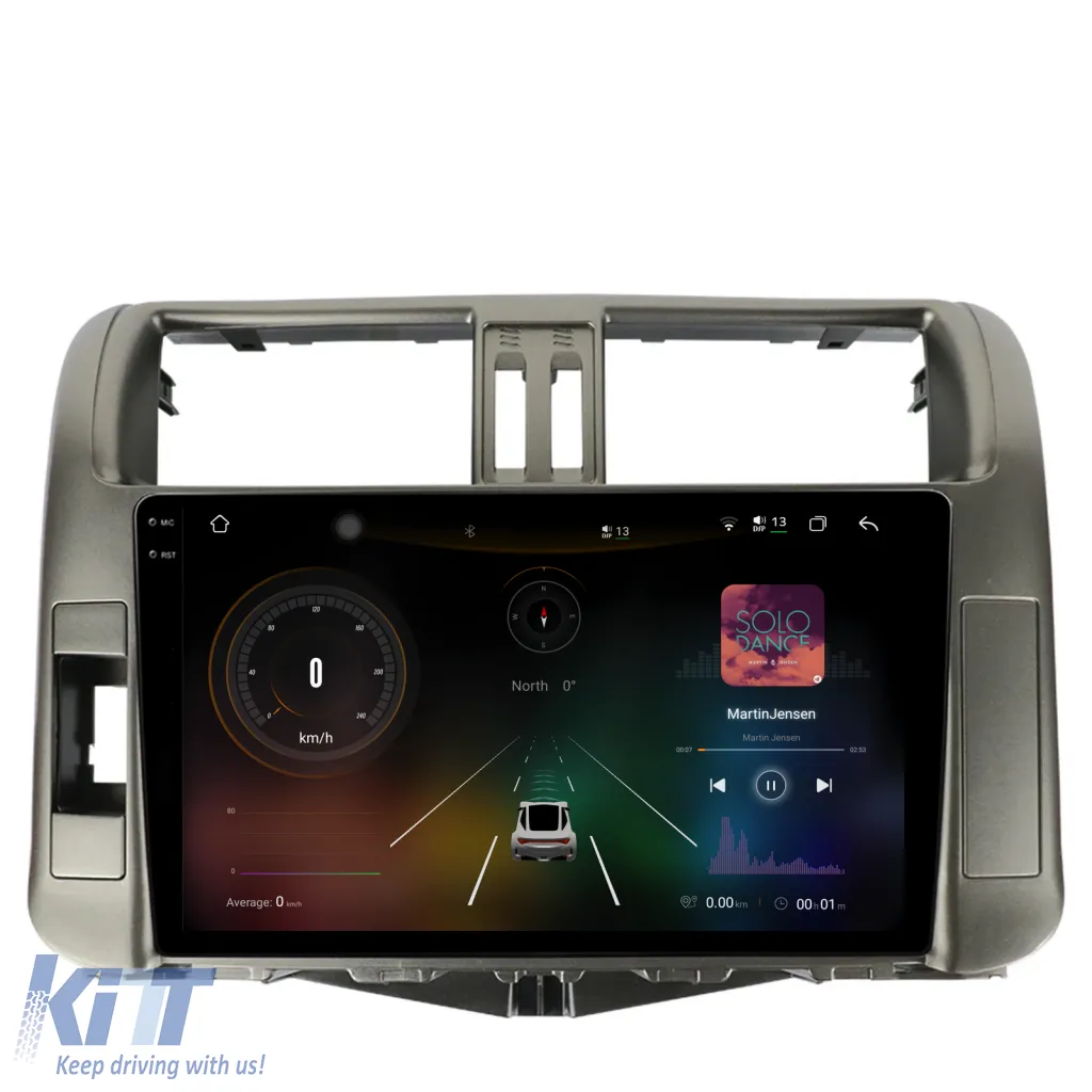 Dedicated Navigation suitable for Toyota Land Cruiser Prado J150 (2009 - 2013), 2K, 12Gb RAM, 256Gb Storage, Android Auto, Carplay