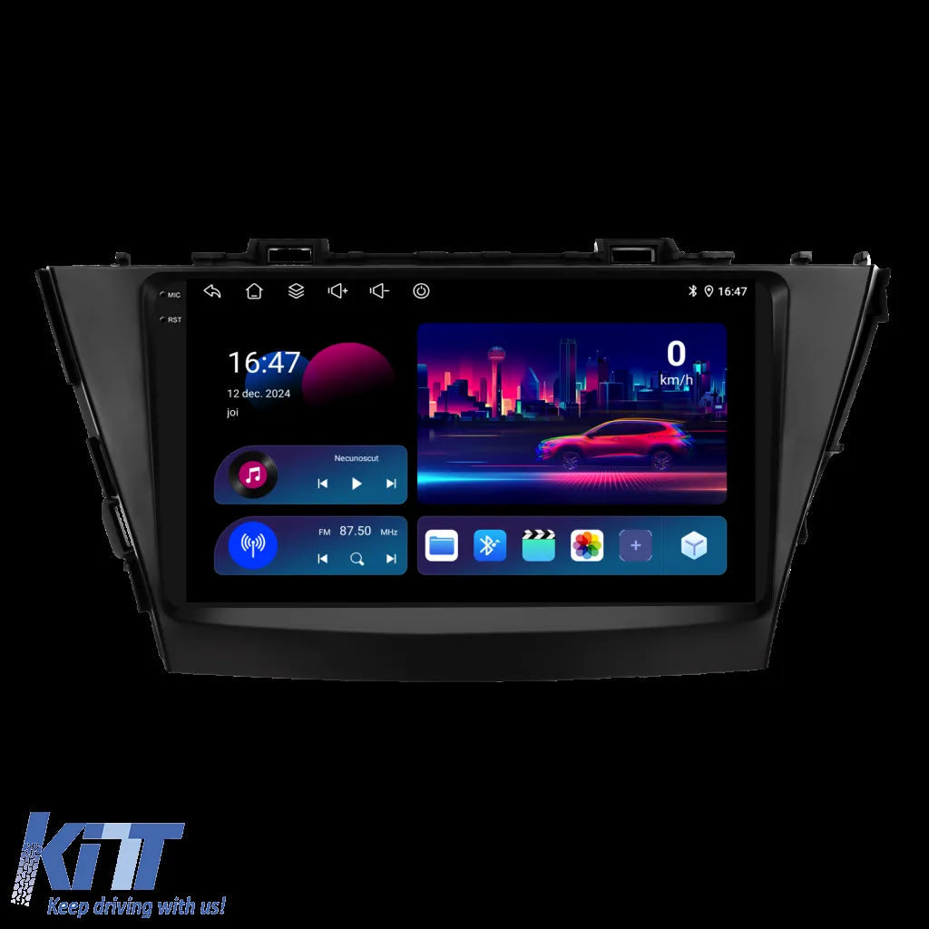 Dedicated Navigation suitable for Toyota Prius Plus (2012 - 2020), QuadCore, 9 Inch, 4Gb Ram, 64Gb Storage, Android Auto, Carplay