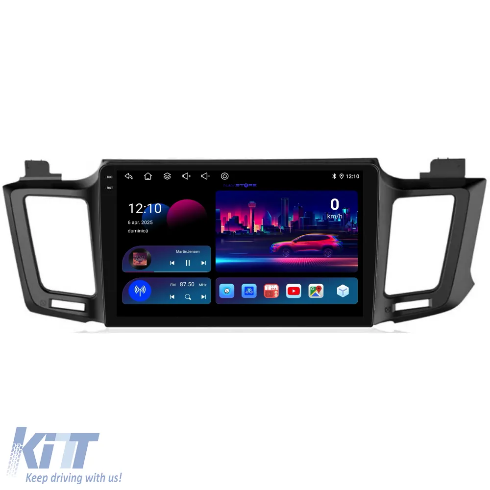 Dedicated Navigation suitable for Toyota Rav 4 (2006 - 2013), 2K, 4Gb RAM, 64Gb Storage, Android Auto, Carplay