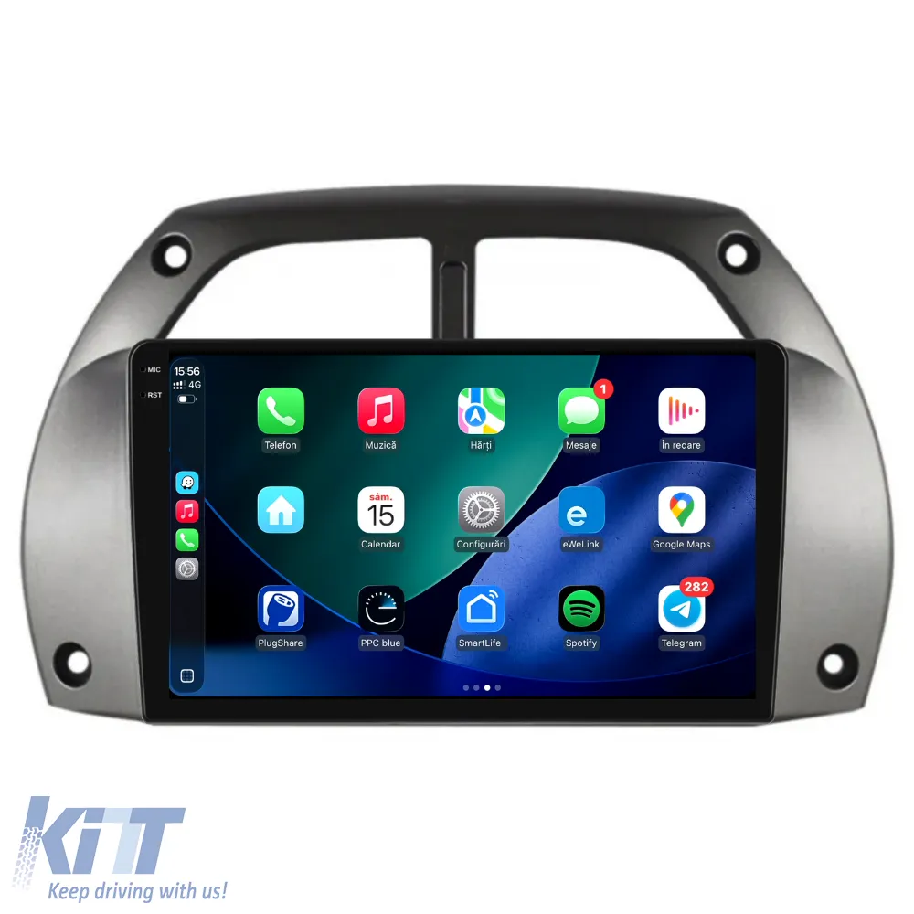 Dedicated Navigation suitable for Toyota Rav 4 (2000 - 2005), 2K, 4Gb RAM, 64Gb Storage, Android Auto, Carplay