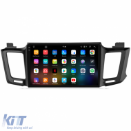 Dedicated Navigation suitable for Toyota Rav 4 (2006 - 2013), 2K, 12Gb RAM, 256Gb Storage, Android Auto, Carplay