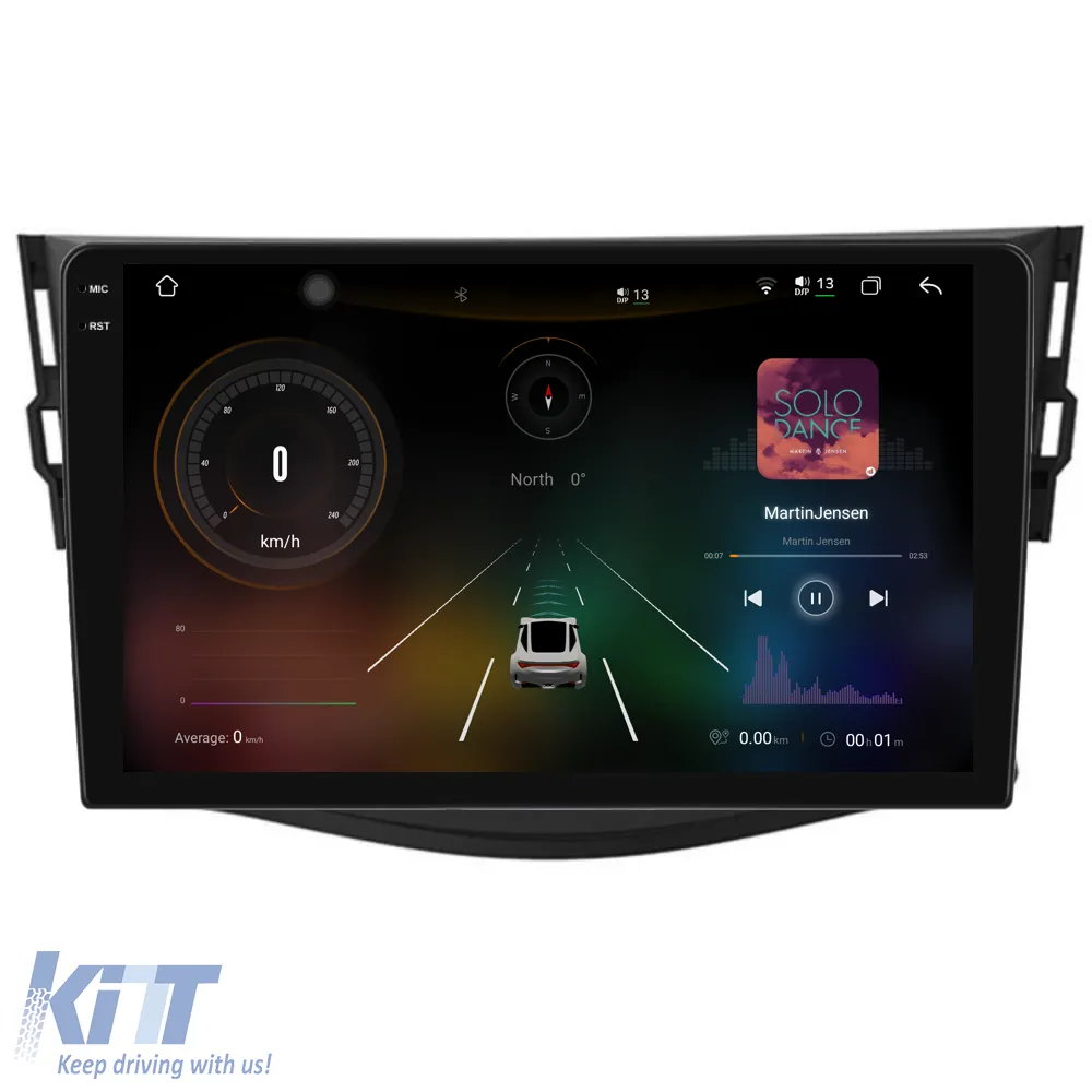 Dedicated Navigation suitable for Toyota Rav 4 (2006 - 2013), 2K, 12Gb RAM, 256Gb Storage, Android Auto, Carplay