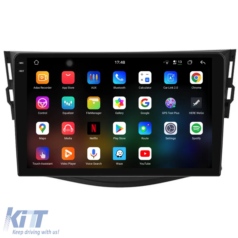 Dedicated Navigation suitable for Toyota Rav 4 (2006 - 2013), 2K, 12Gb RAM, 256Gb Storage, Android Auto, Carplay