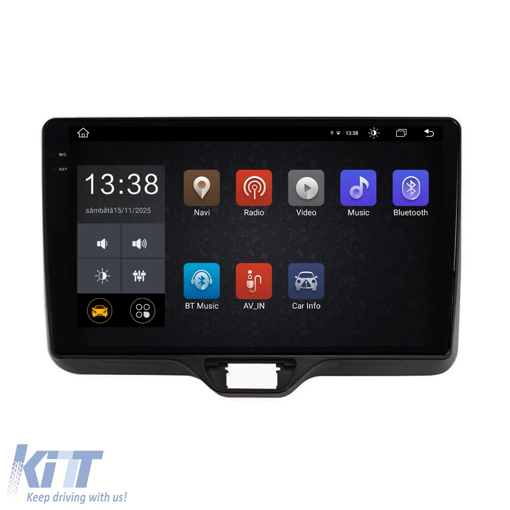 Dedicated Navigation suitable for Toyota Yaris P21 (2020 - 2025), 2K, 4Gb RAM, 64Gb Storage, Android Auto, Carplay