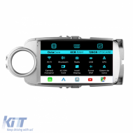 Dedicated Navigation suitable for Toyota Yaris (2011-2018), 9 Inch, 6 Gb RAM, 128 Gb Storage, Carplay