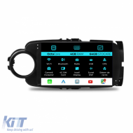 Dedicated Navigation suitable for Toyota Yaris (2011-2018), 9 Inch, 4GB RAM, 64GB Storage, Carplay