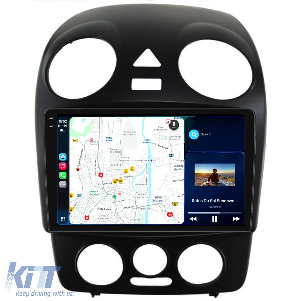 Dedicated Navigation suitable for Volkswagen New Beetle (2004 - 2011), 9 Inch, 4Gb RAM, 64Gb Storage, Android Auto, Carplay