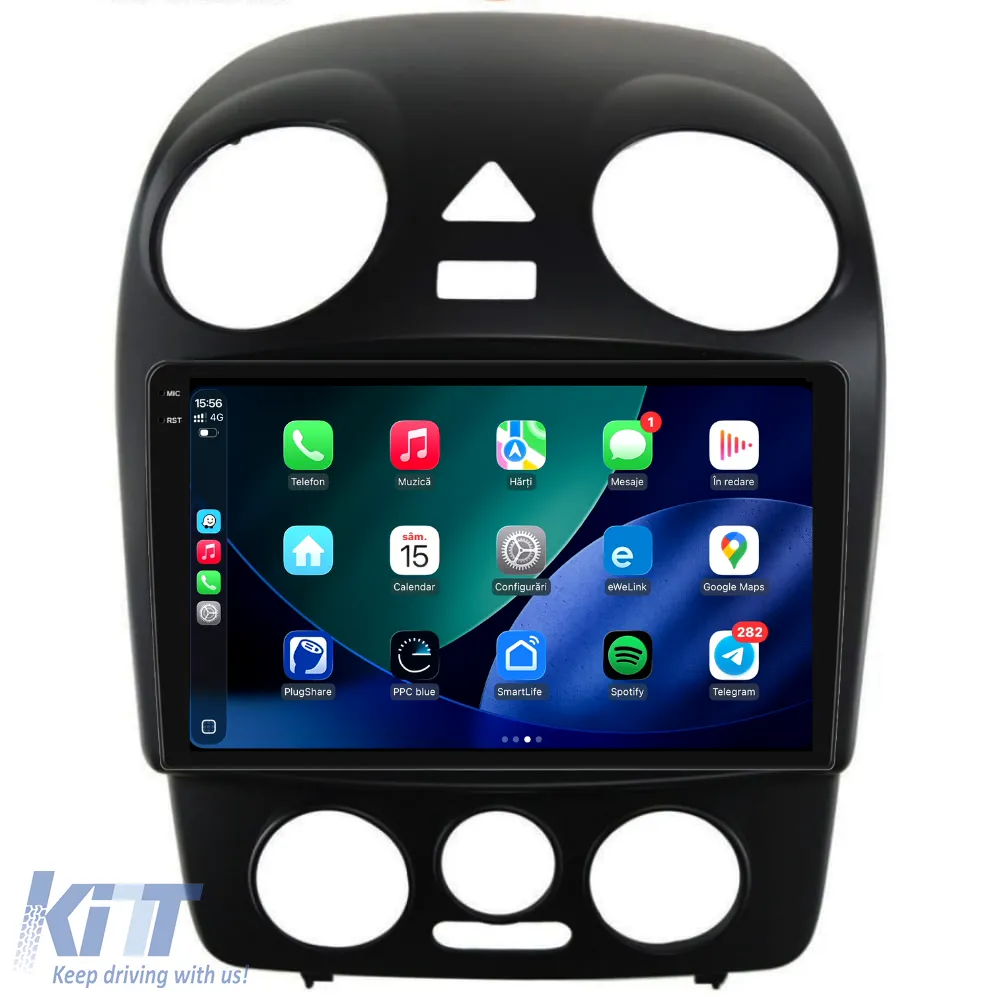 Dedicated Navigation suitable for Volkswagen New Beetle (2004 - 2011), 2K, 8Gb RAM, 256Gb Storage, Android Auto, Carplay