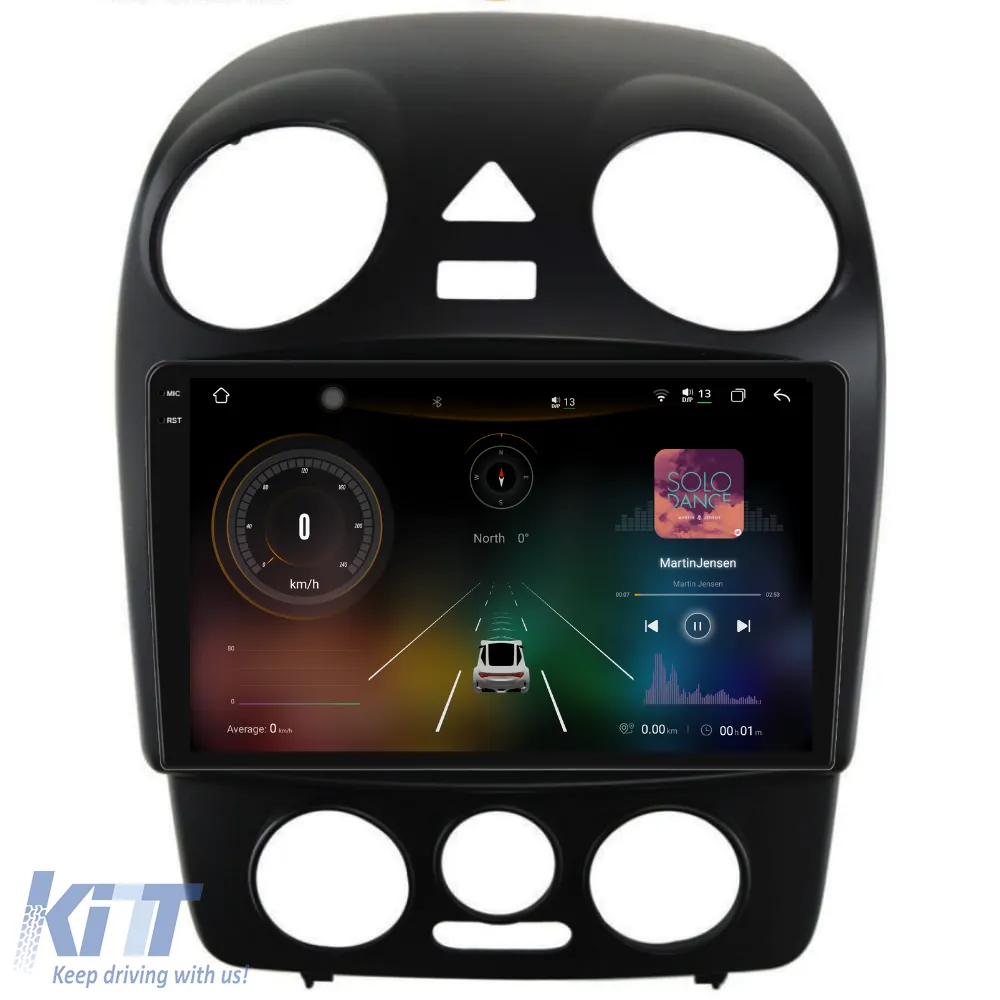 Dedicated Navigation suitable for Volkswagen New Beetle (2004 - 2011), 2K, 12Gb RAM, 256Gb Storage, Android Auto, Carplay