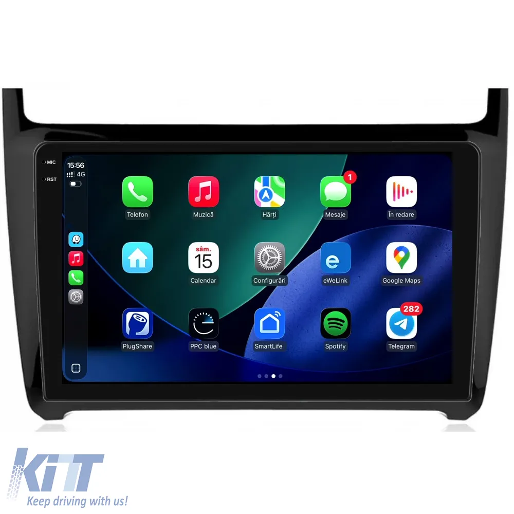 Dedicated Navigation suitable for Volkswagen Polo (2004 - 2011), 2K, 8Gb RAM, 256Gb Storage, Android Auto, Carplay