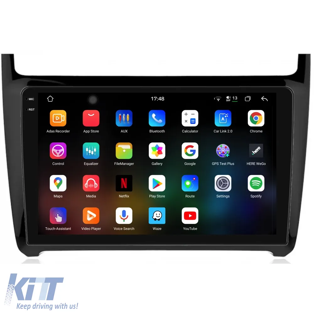 Dedicated Navigation suitable for Volkswagen Polo (2004 - 2011), 2K, 12Gb RAM, 256Gb Storage, Android Auto, Carplay
