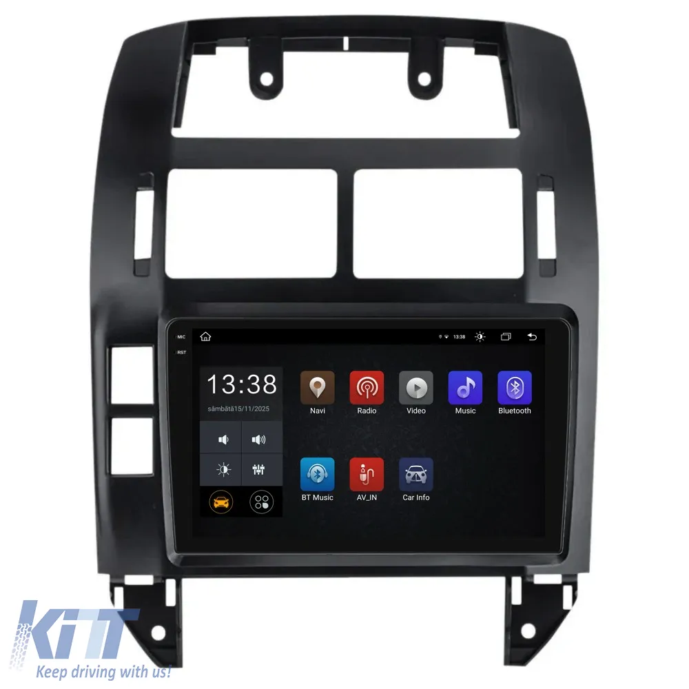 Dedicated Navigation suitable for Volkswagen Polo (2004 - 2011), 10 Inch, 8Gb Ram, 256Gb Storage, Android Auto, Carplay