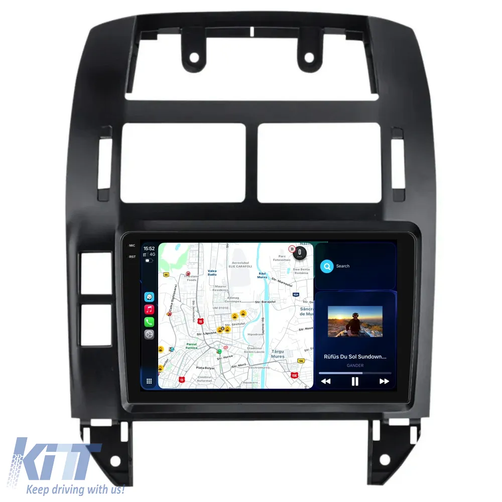 Dedicated Navigation suitable for Volkswagen Polo (2004 - 2011), 2K, 12Gb RAM, 256Gb Storage, Android Auto, Carplay