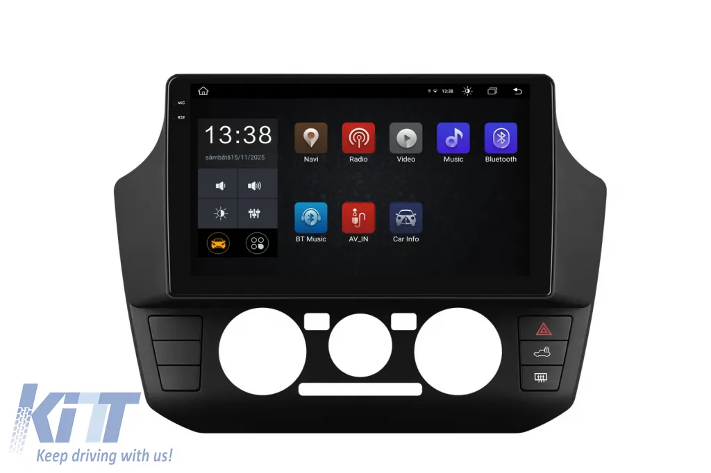 Dedicated Navigation suitable for Volkswagen Up (2017 - 2023), 2K, 4Gb RAM, 64Gb Storage, Android Auto, Carplay