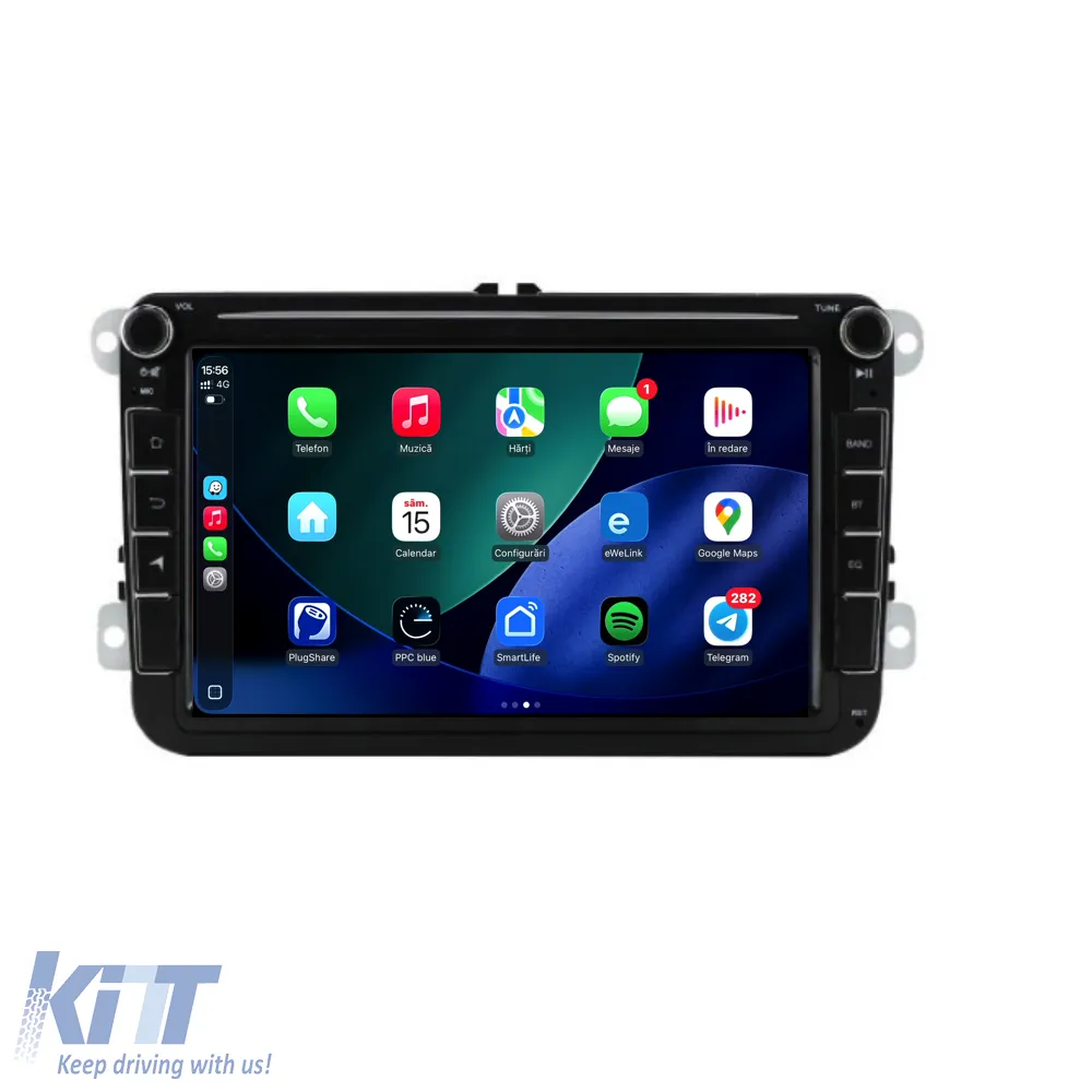 Dedicated Navigation suitable for Volkswagen, Quad-Core, 8 Inch, 4GB RAM, 64GB storage, CarPlay and Android Auto
