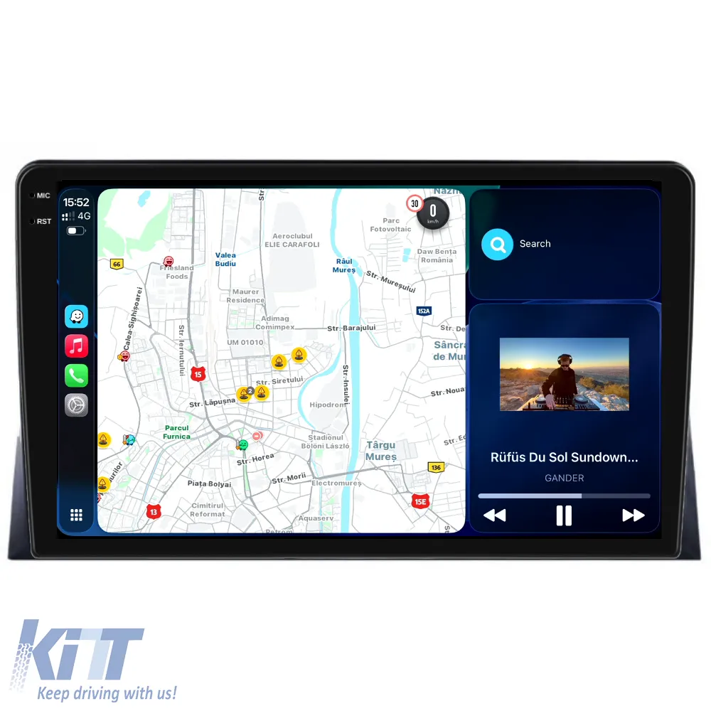 Dedicated Navigation suitable for Volkswagen Transporter (2003 - 2015), 9 Inch, 2Gb Ram, 32Gb Storage, Android Auto, Carplay