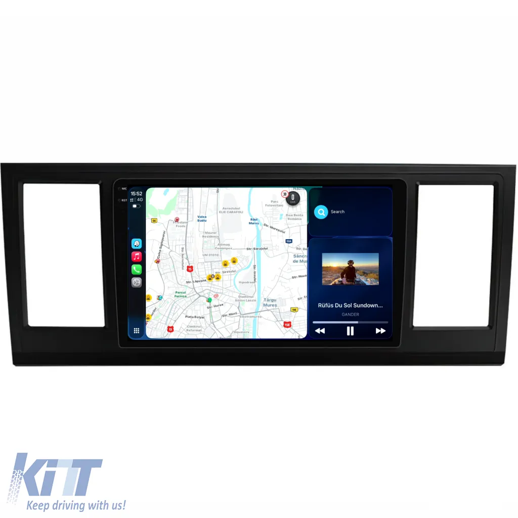 Dedicated Navigation suitable for Volkswagen Transporter (2003 - 2015), 2K, 8GB RAM, 256GB Storage, Android Auto, Carplay