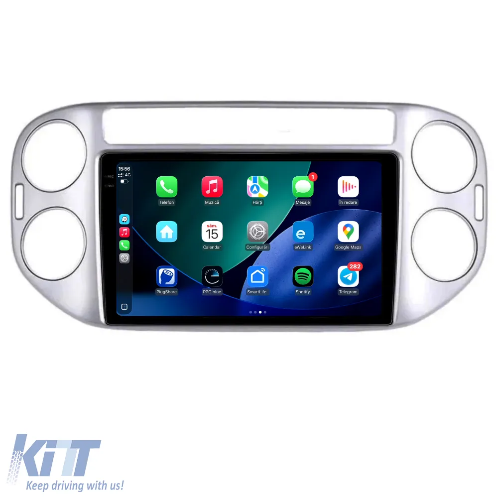 Dedicated Navigation suitable for Volkswagen Tiguan (2007 - 2015), 2K, 8Gb RAM, 256Gb Storage, Android Auto, Carplay