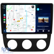 Dedicated Navigation suitable for Volkswagen Jetta (2005 - 2018), 2K, 8Gb RAM, 256Gb Storage, Android Auto, Carplay