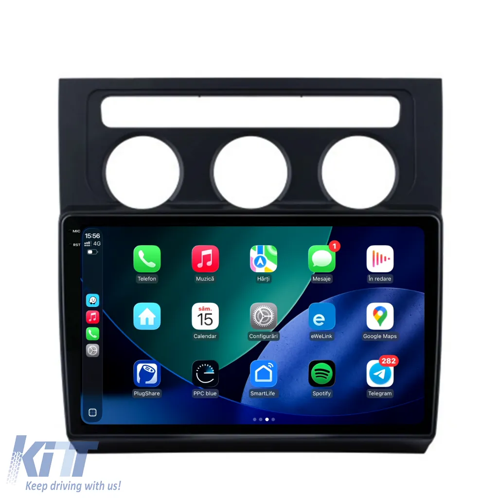Dedicated Navigation suitable for Volkswagen Touran (2003 - 2014), 2K, 8Gb RAM, 256Gb Storage, Android Auto, Carplay