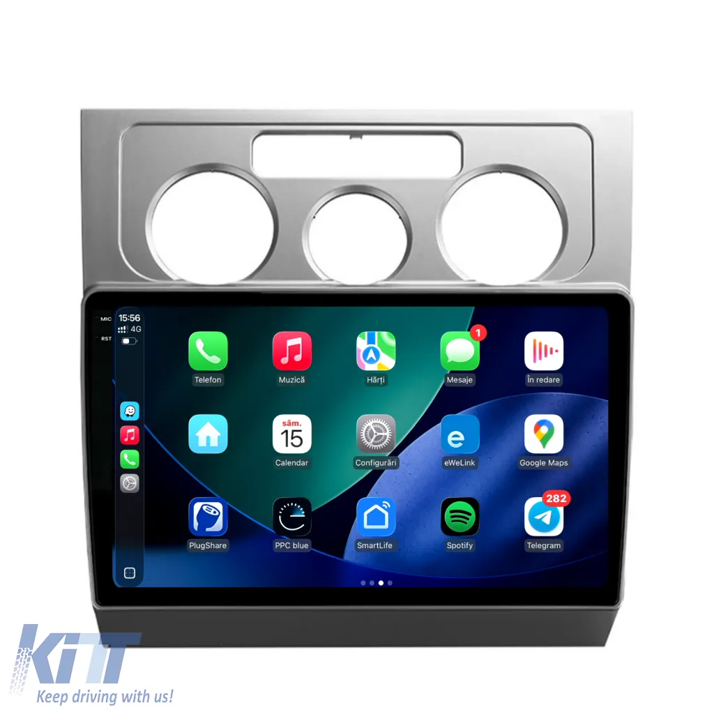 Dedicated Navigation suitable for Volkswagen Touran (2003 - 2014), 2K, 4Gb RAM, 64Gb Storage, Android Auto, Carplay