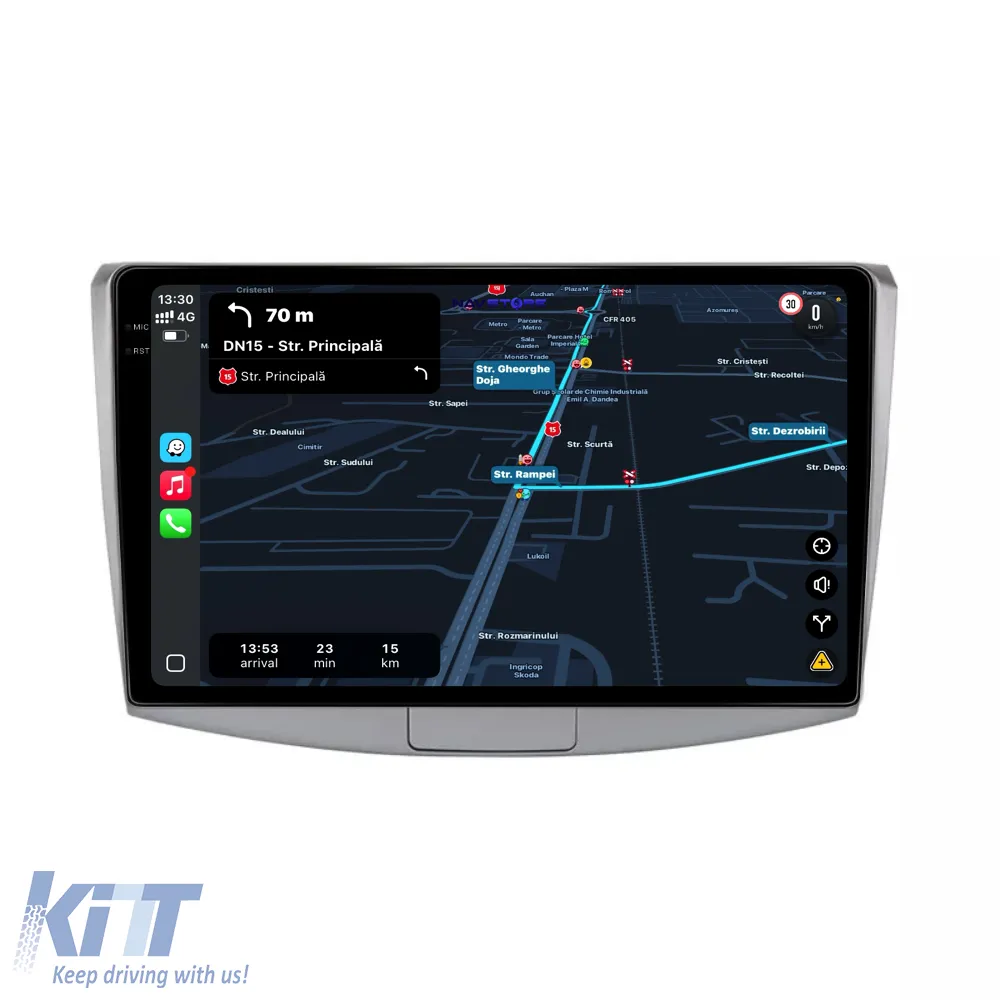 Dedicated Navigation suitable for Volkswagen Passat B6 (2006 - 2011), 2K, 8Gb RAM, 256Gb Storage, Android Auto, Carplay