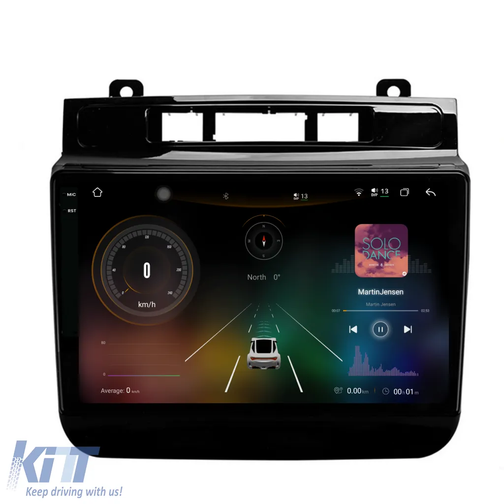 Dedicated Navigation suitable for Volkswagen Touareg (2010 - 2018), 2K, 12GB RAM, 256GB Storage, Android Auto, Carplay
