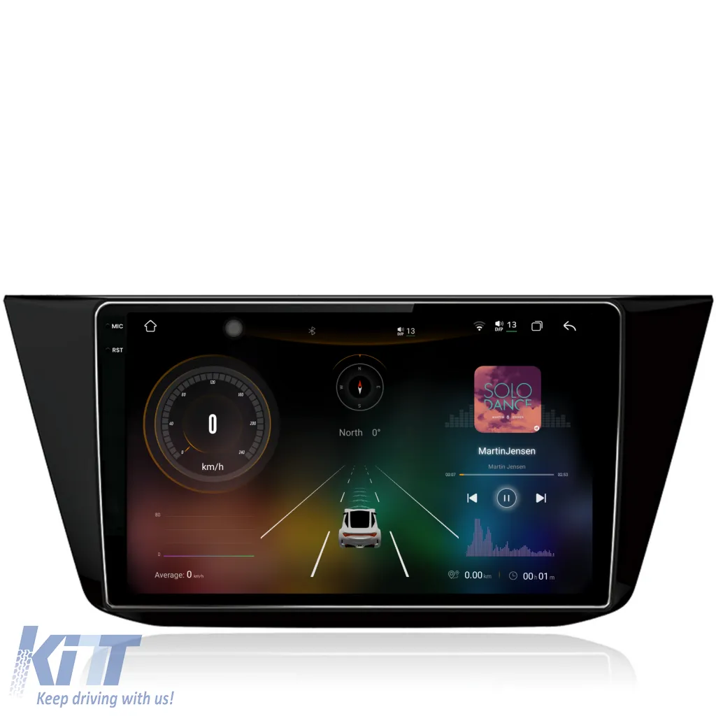 Dedicated Navigation suitable for Volkswagen Tiguan (2016 - 2023), 2K, 12Gb RAM, 256Gb Storage, Android Auto, Carplay