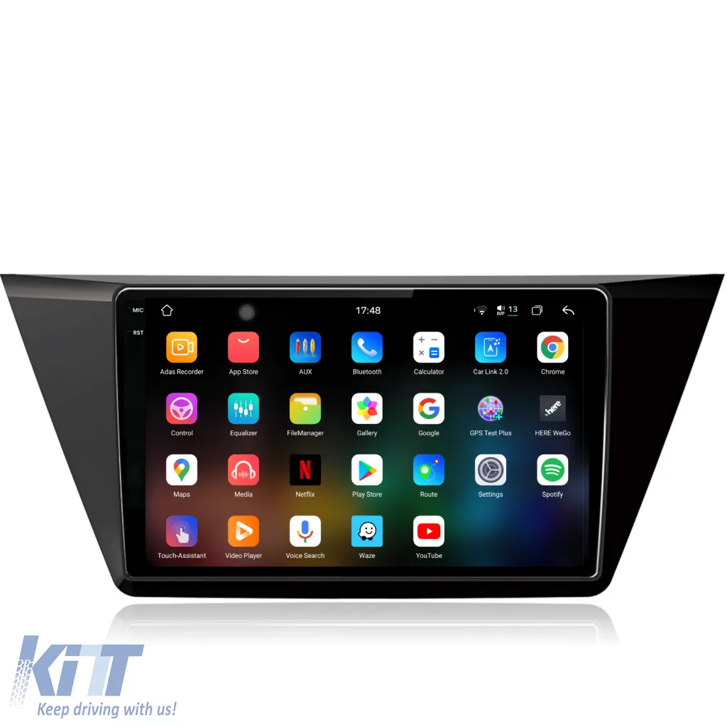 Dedicated Navigation suitable for Volkswagen Touran (2015 - 2020), 2K, 12Gb RAM, 256Gb Storage, Android Auto, Carplay