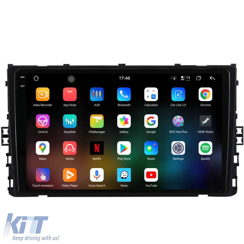 Dedicated Navigation suitable for Volkswagen T-Roc (2017 - 2025), 2K, 12Gb RAM, 256Gb Storage, Android Auto, Carplay