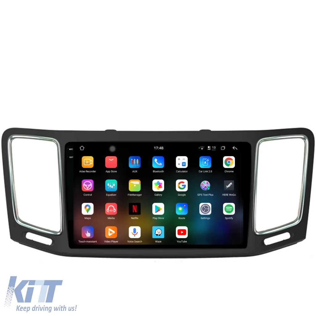 Dedicated Navigation suitable for Volkswagen Sharan (2010 - 2014), 2K, 12Gb RAM, 256Gb Storage, Android Auto, Carplay
