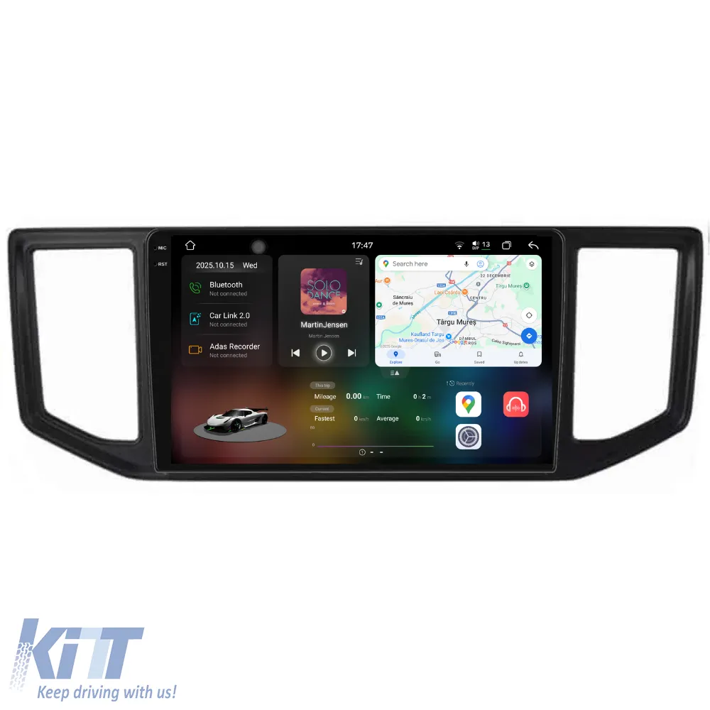 Dedicated Navigation suitable for Volkswagen Crafter (2017 - 2021), 2K, 12Gb RAM, 256Gb Storage, Android Auto, Carplay