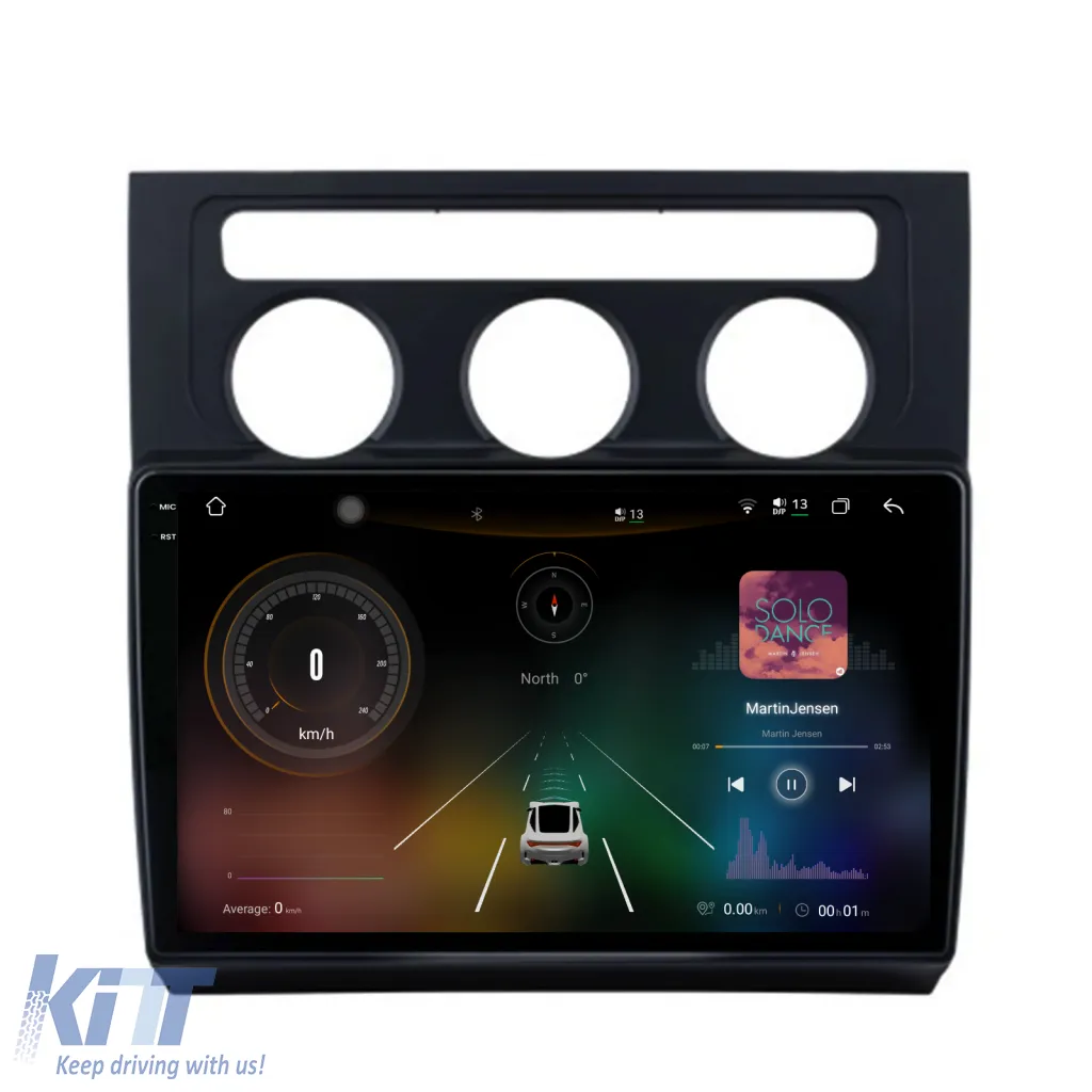 Dedicated Navigation suitable for Volkswagen Touran (2003 - 2014), 2K, 12Gb RAM, 256Gb Storage, Android Auto, Carplay