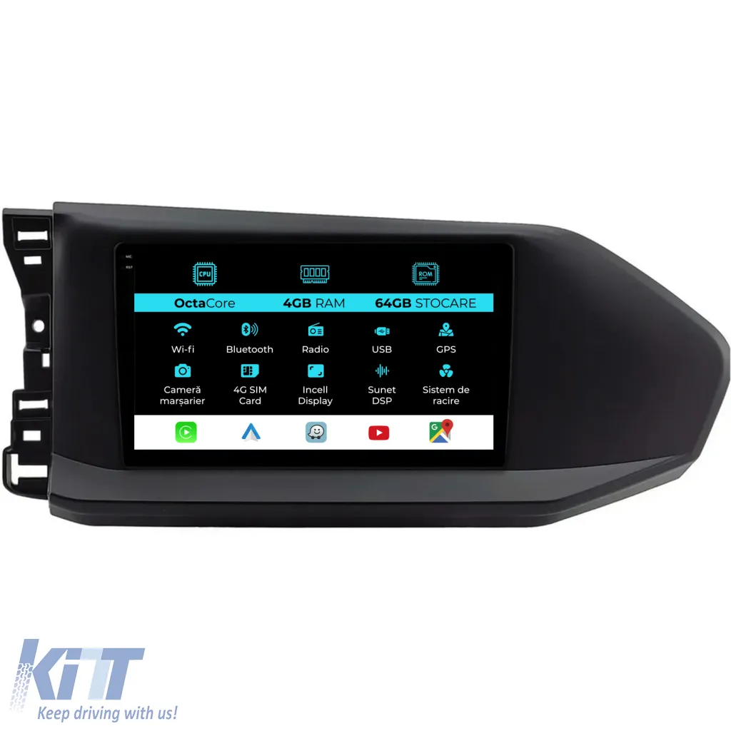 Dedicated Navigation suitable for Volkswagen Caddy (2020 - 2025), 9 Inch, 4Gb Ram, 64Gb Storage, Android Auto, Carplay