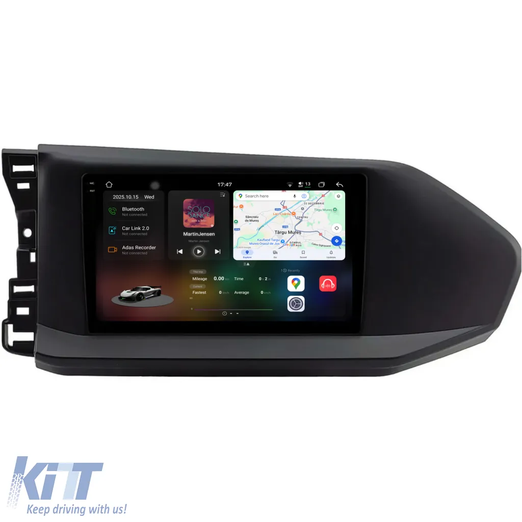 Dedicated Navigation suitable for Volkswagen Caddy (2020 - 2025), 2K, 12GB RAM, 256GB Storage, Android Auto, Carplay