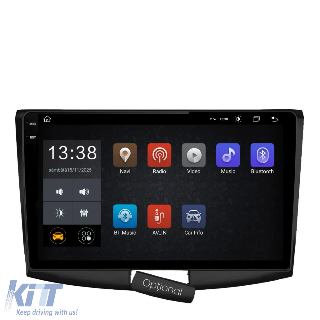 Dedicated Navigation suitable for Volkswagen Passat B6 (2006 - 2011), 2K, 4Gb RAM, 64Gb Storage, Android Auto, Carplay