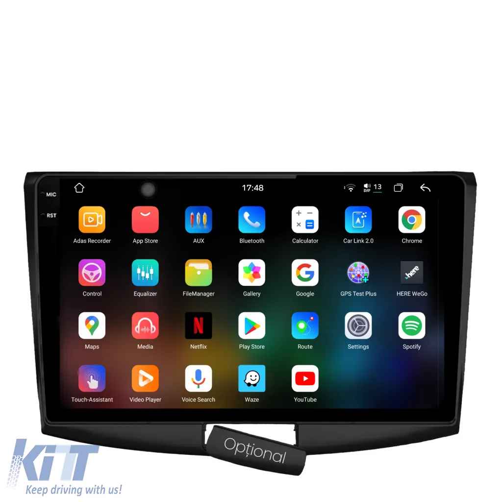Dedicated Navigation suitable for Volkswagen Passat B6 (2006 - 2011), 2K, 12Gb RAM, 256Gb Storage, Android Auto, Carplay