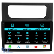 Dedicated Navigation suitable for Volkswagen Touran (2003 - 2014), QuadCore, 10 Inch, 4Gb Ram, 64Gb Storage, Android Auto, Carplay