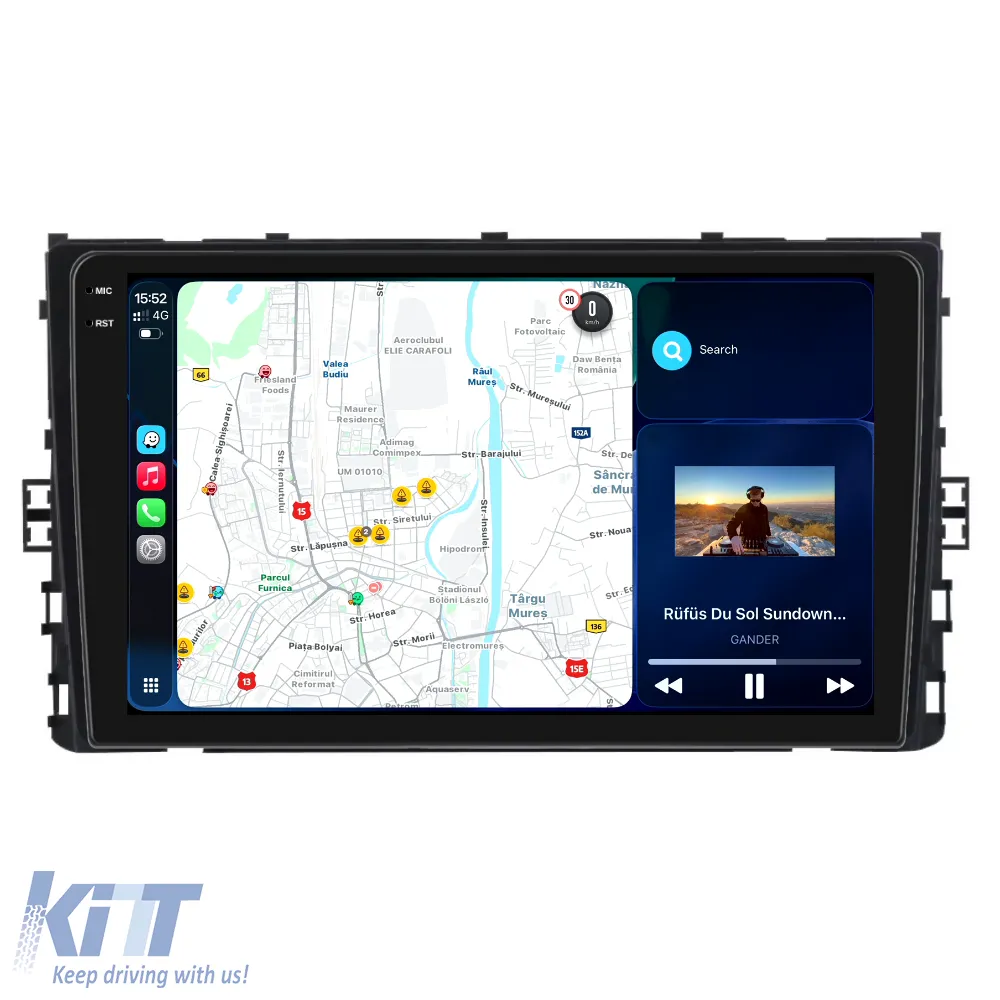 Dedicated Navigation suitable for Volkswagen Taigo 2021+, QuadCore, 9 Inch, 4Gb Ram, 64Gb Storage, Android Auto, Carplay