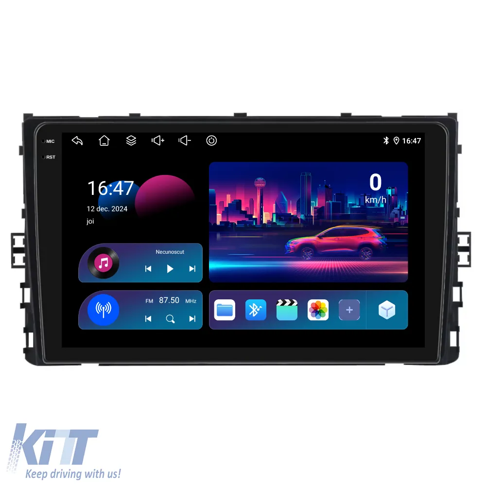 Dedicated Navigation suitable for Volkswagen Taigo 2021+, 9 Inch, 4Gb RAM, 64Gb Storage, Android Auto, Carplay