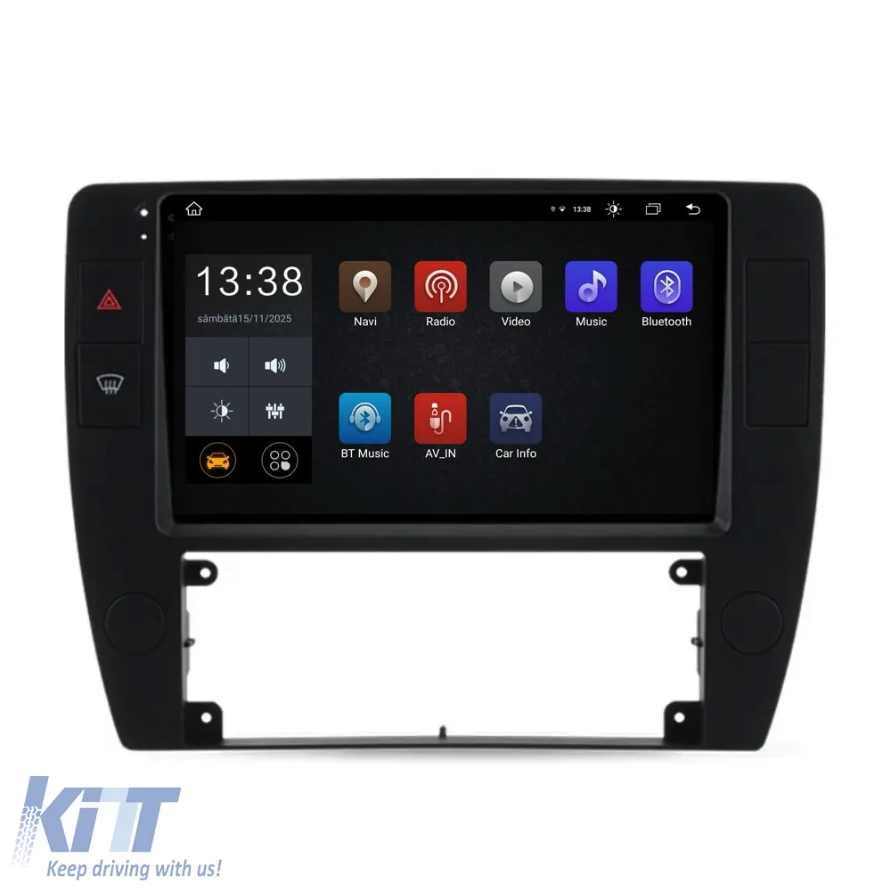 Dedicated Navigation suitable for Volkswagen Passat B5 (2000 - 2005), 2K, 4Gb RAM, 64Gb Storage, Android Auto, Carplay