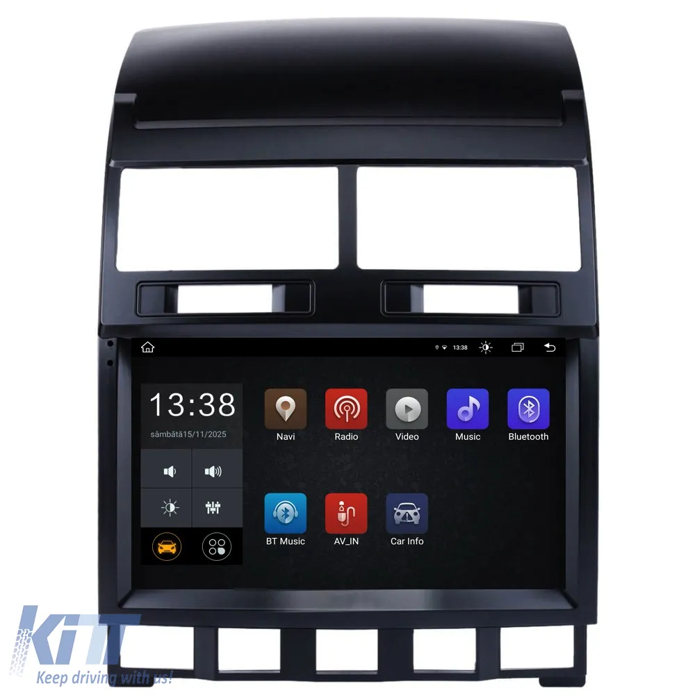 Dedicated Navigation suitable for Volkswagen Touareg (2003 - 2010), 2K, 4Gb RAM, 64Gb Storage, Android Auto, Carplay
