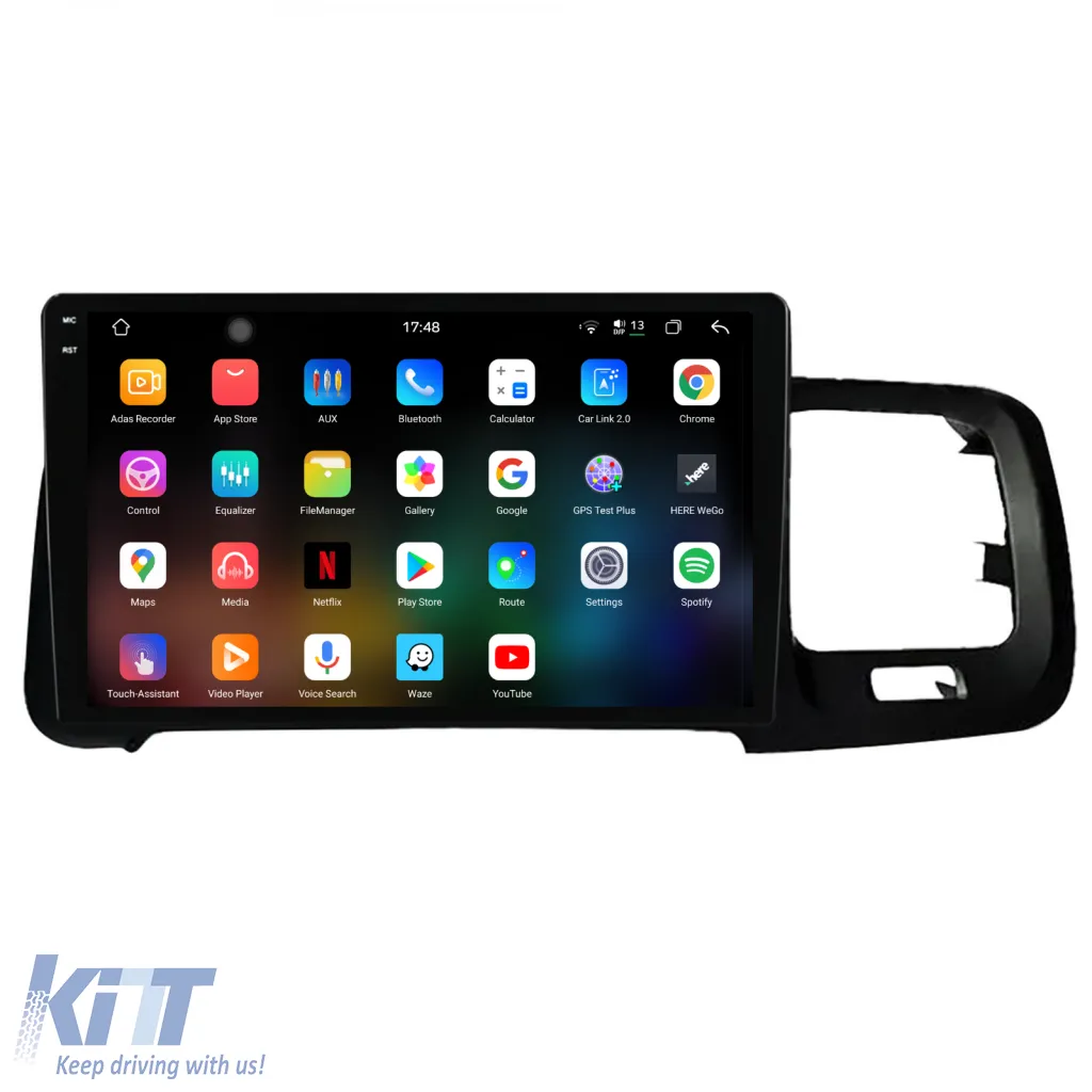 Dedicated Navigation suitable for Volvo S60 (2004 - 2010), 2K, 12Gb RAM, 256Gb Storage, Android Auto, Carplay