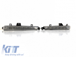 Dedikált LED DRL helyzetjelző lámpa Mercedes W221 S-osztály AMG (2010-2013) bal-image-5996660
