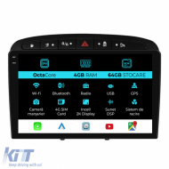 image-12-Dedikált navigáció Peugeot 408 (2008 - 2013), 2K, 4Gb RAM, 64Gb tárhely, Android Auto, Carplay