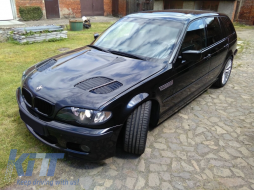 Defensas Guardabarros Aleta para BMW 3 E46 Facelift 01-04 M3 Look LED Señal--image-6045671